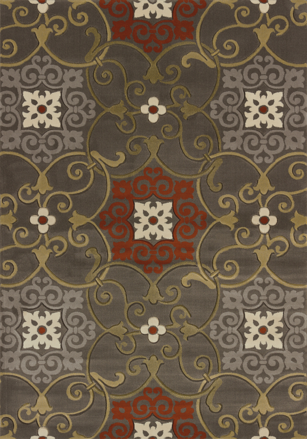 Contours Julep Grey Accent Rug 1'10