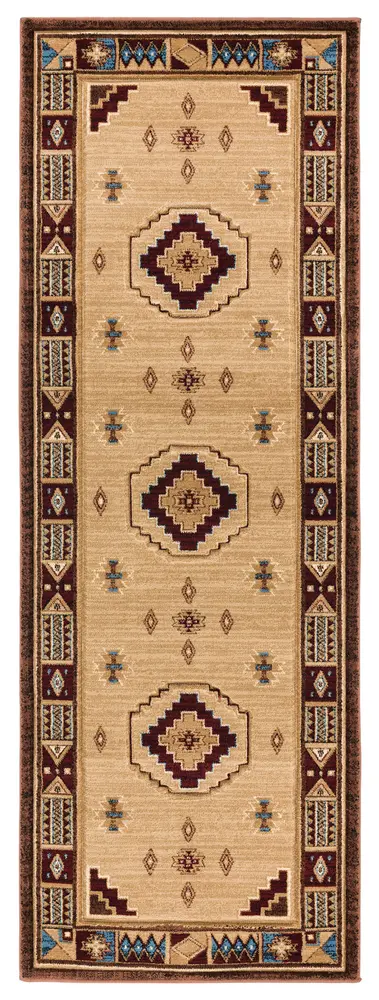 United Weavers Cottage Pelican Park Beige Runner Rug 2'7