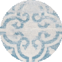 Turquoise / Ivory