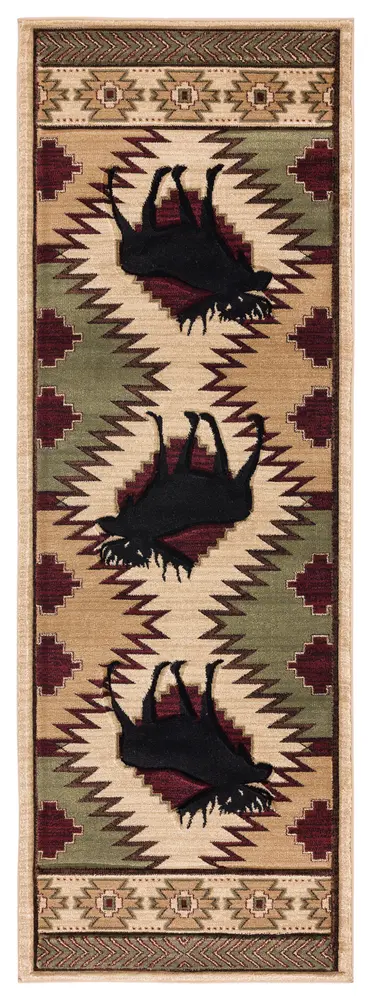 United Weavers Cottage Elka Beige Runner Rug 2'7