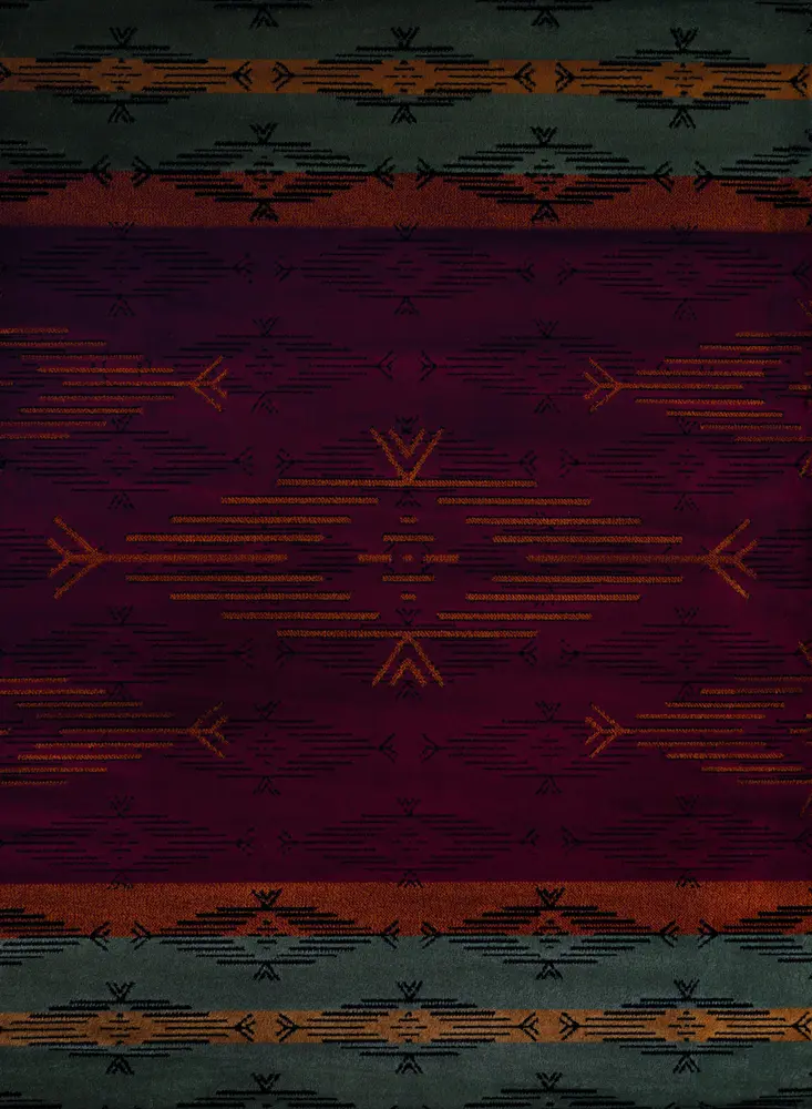 Affinity Native Skye Red Area Rug 5'3