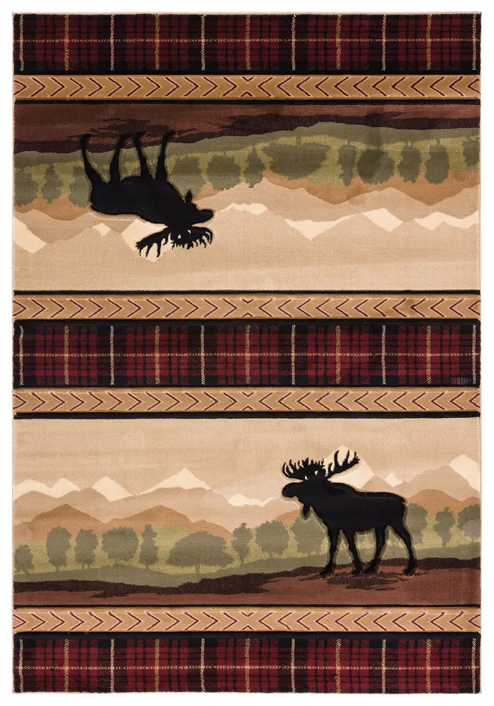 United Weavers Cottage Rose Hill Beige Area Rug 7'10