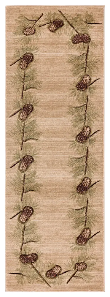 United Weavers Cottage Farmington Beige Runner Rug 2'7