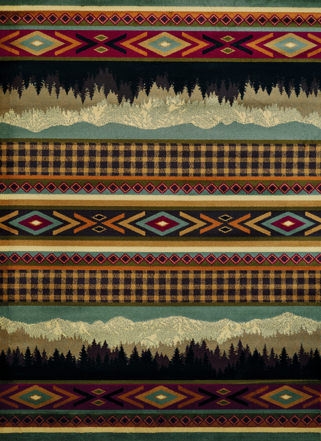 Affinity Spring Mountain Multi Accent Rug 1'10