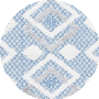 Ivory / Light Blue