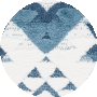 Blue / Ivory
