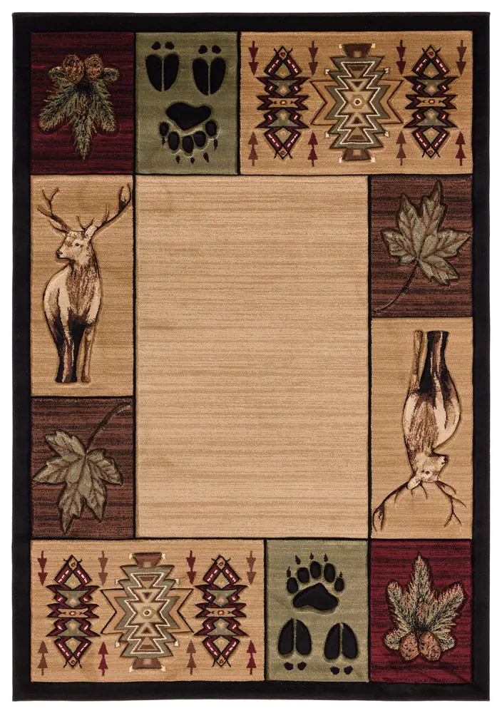 United Weavers Cottage Maddox Beige Area Rug 5'3
