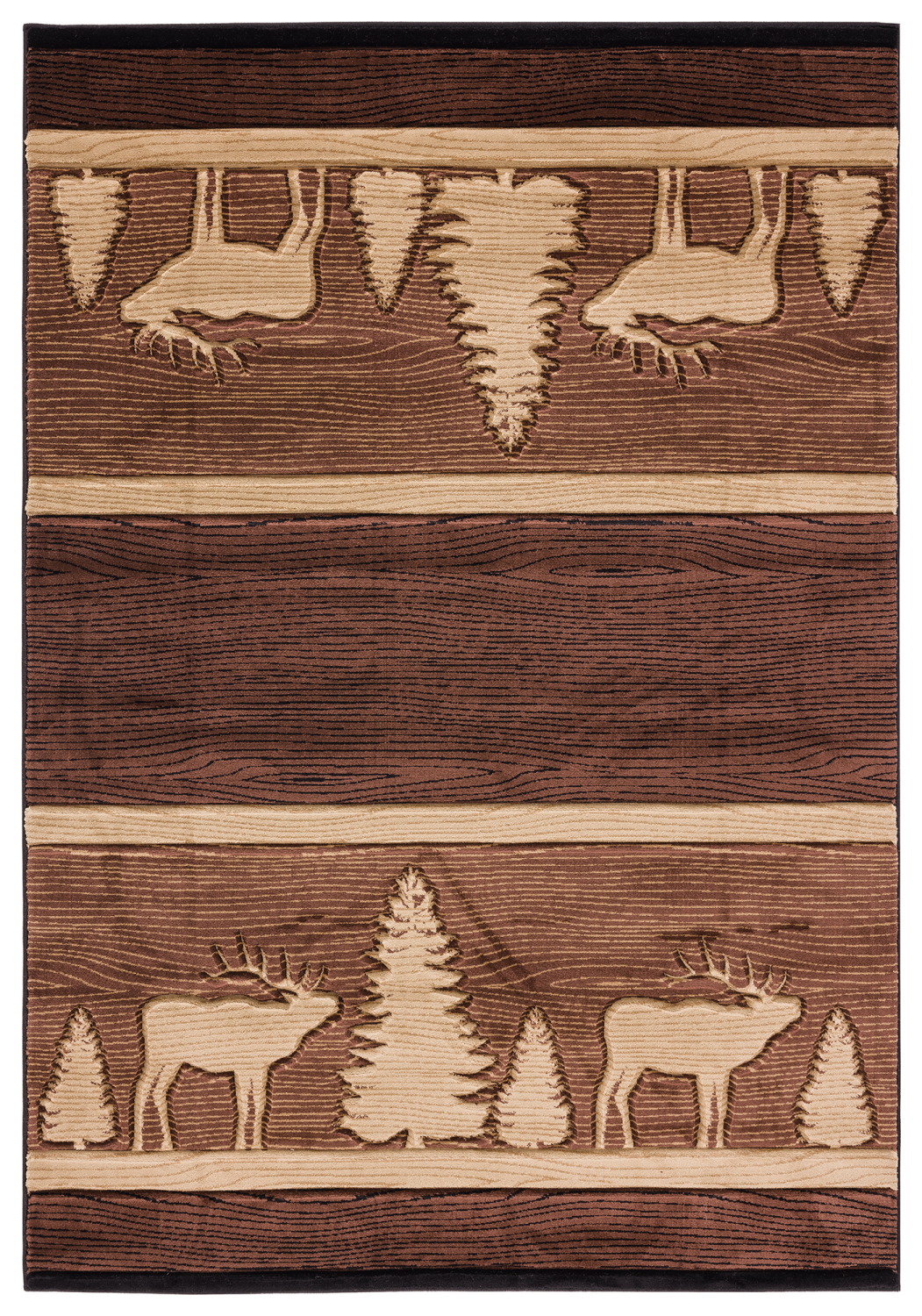 United Weavers Cottage Deering Brown Accent Rug 1'10