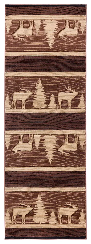 United Weavers Cottage Deering Brown Runner Rug 2'7