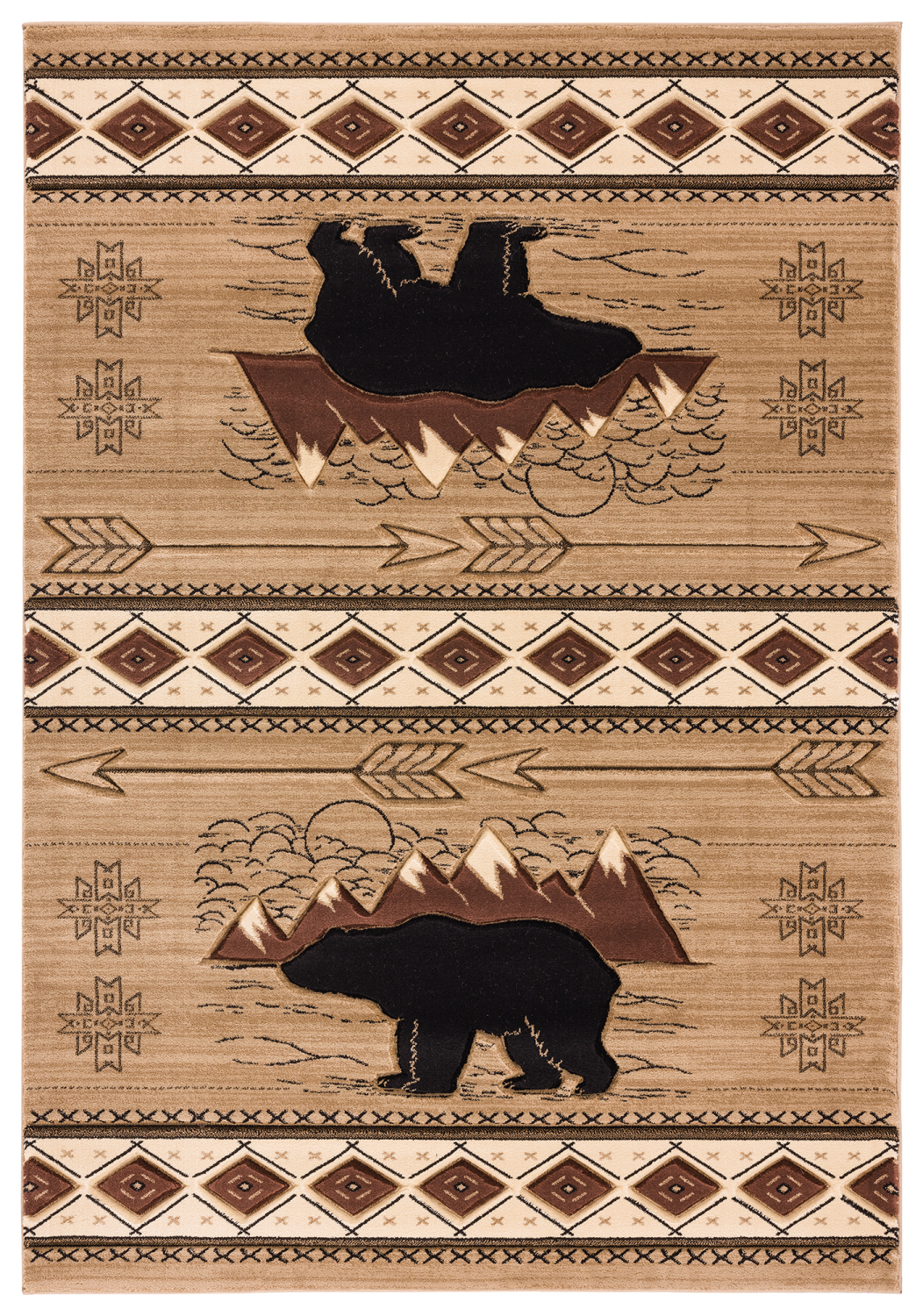 United Weavers Cottage Timberland Beige Accent Rug 1'10