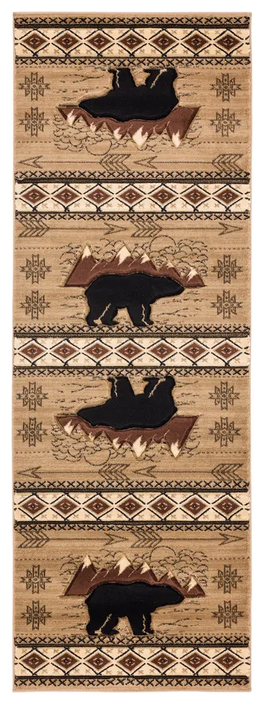 United Weavers Cottage Timberland Beige Runner Rug 2'7