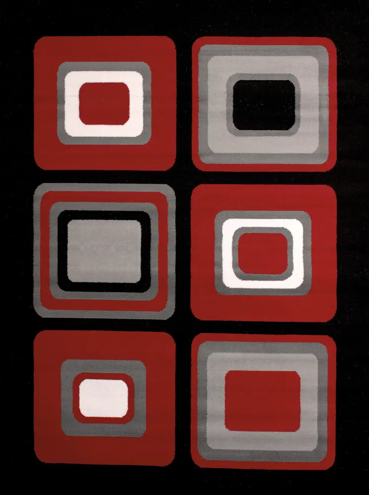 United Weavers Dallas Spaces Red Accent Rug 1'11