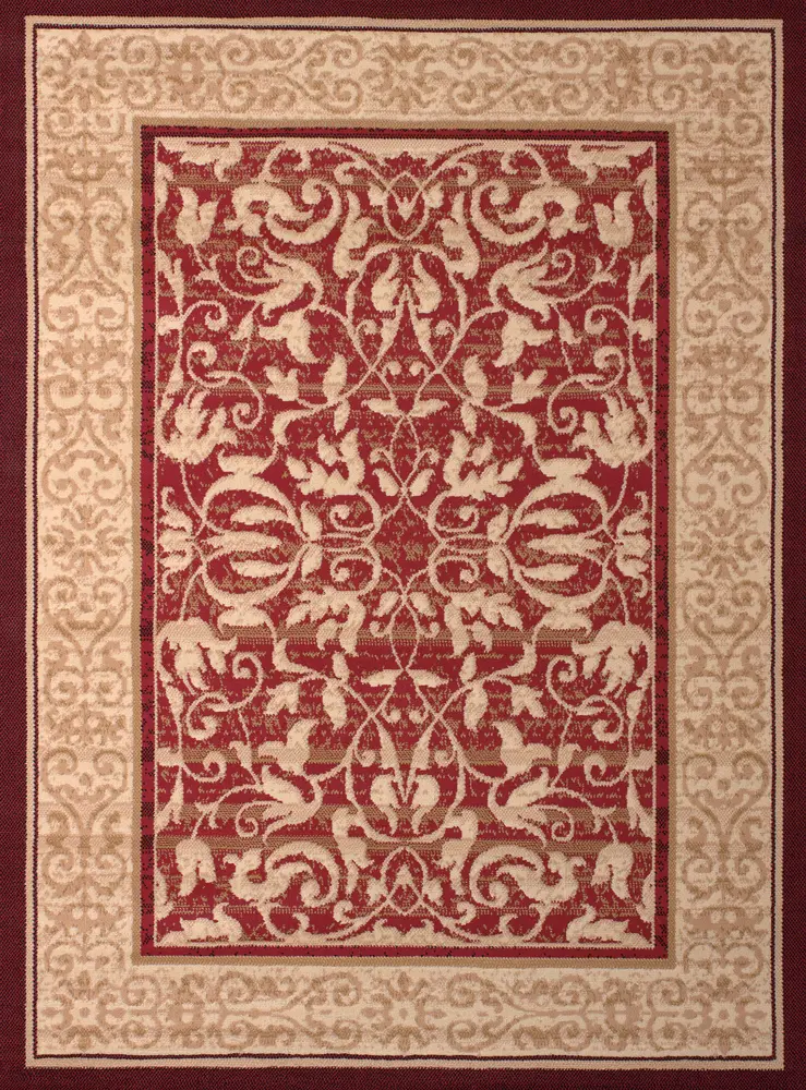United Weavers Dallas Baroness Red Runner Rug 2'3 X 7'2