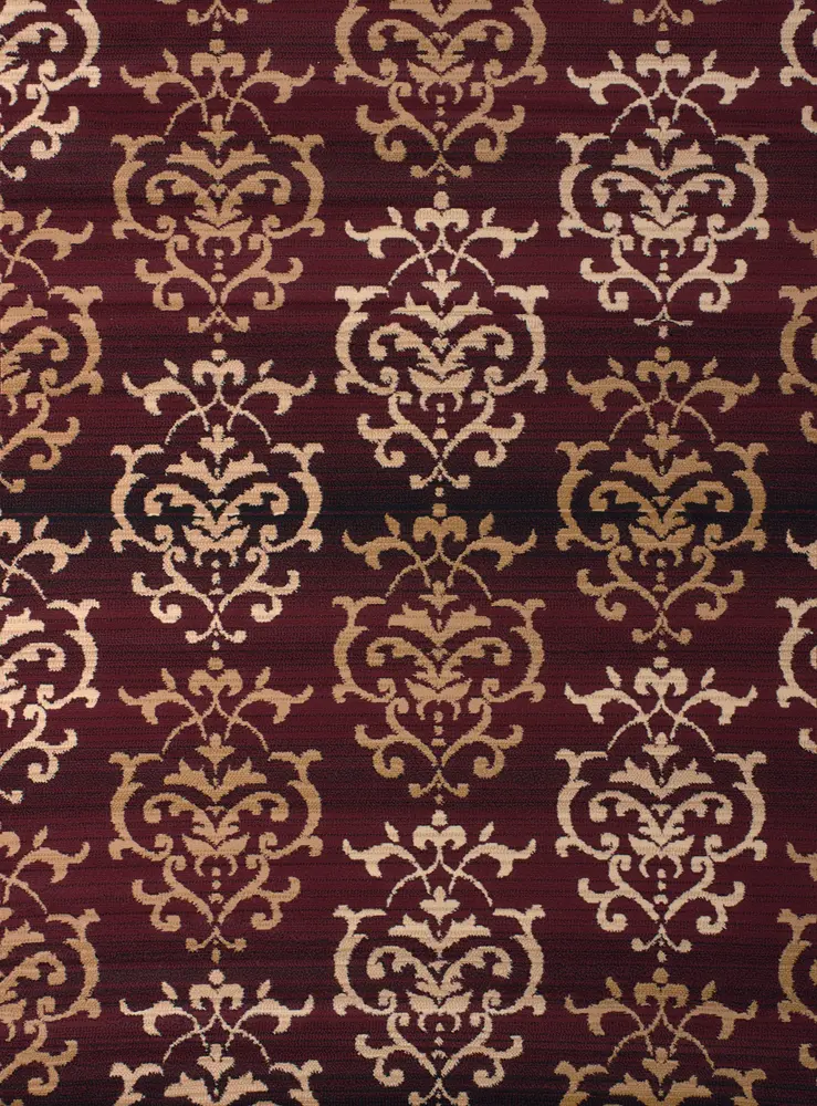United Weavers Dallas Countess Burgundy Oversize Rug 7'10