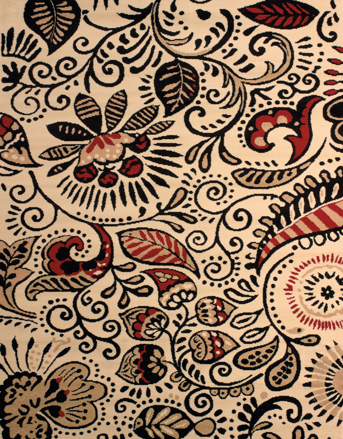 United Weavers Dallas Bandanna Ivory Accent Rug 1'11