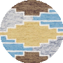 Blue / Ivory