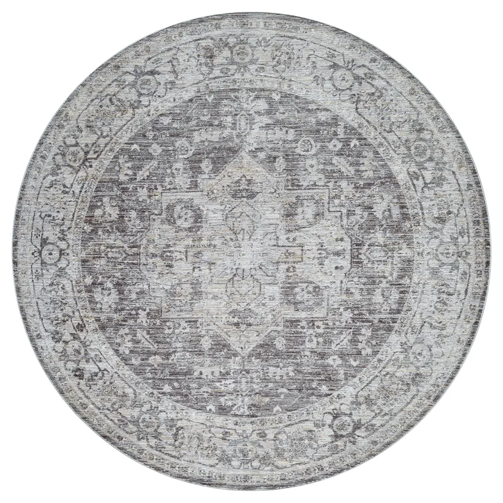 United Weavers Nighthorse Brown Round Rug 7'10