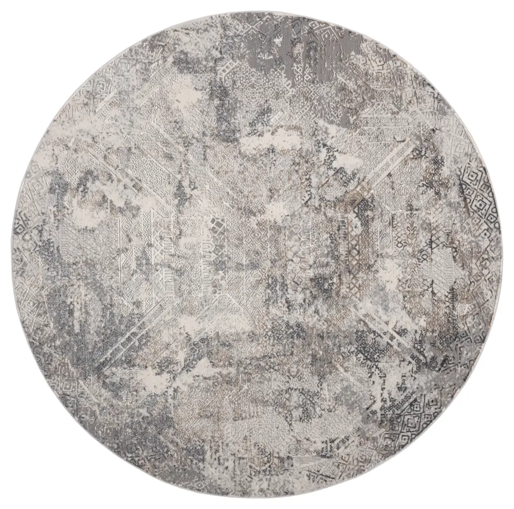 United Weavers Emojy Lennox Wheat Round Rug 7'10