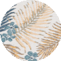 Ivory / Blue Gold