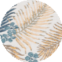 Ivory / Blue Gold