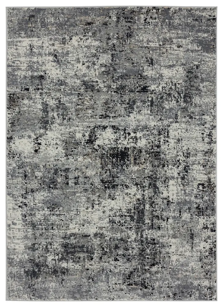 United Weavers Eternity Elixir Charcoal Runner Rug 2'7