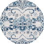 Ivory / Blue