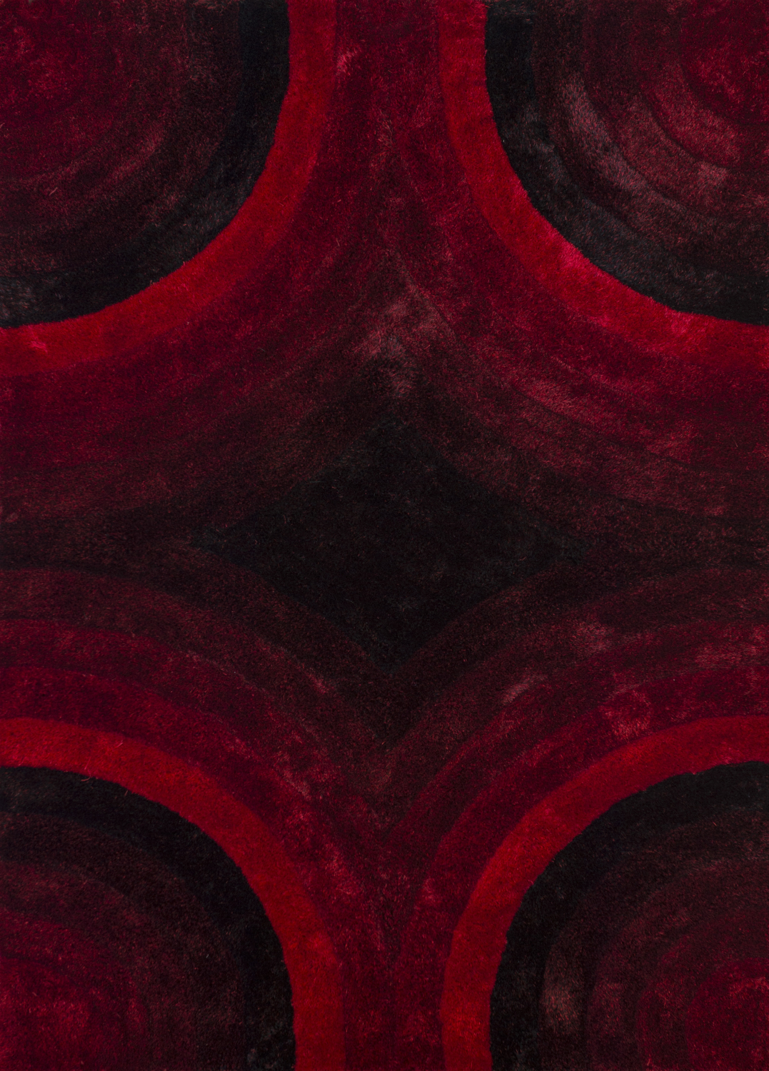 United Weavers Finesse Astral Red Accent Rug  1'10