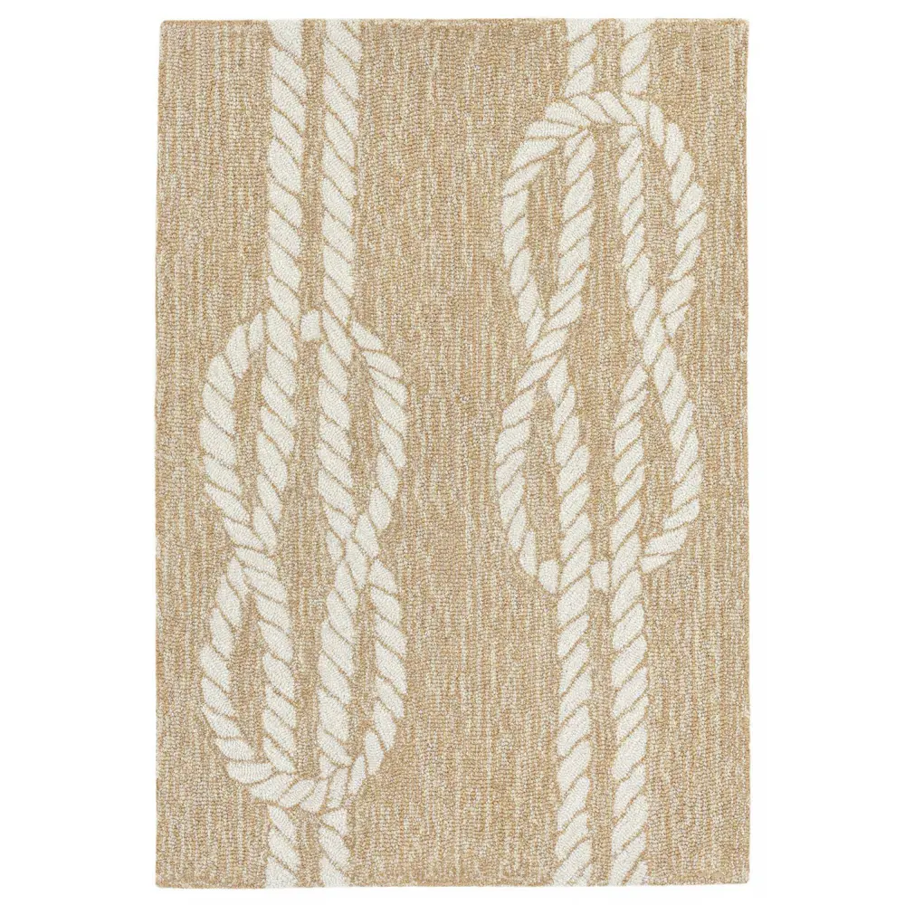 Liora Manne Capri Ropes Indoor/Outdoor Area Rug Neutral 1'8
