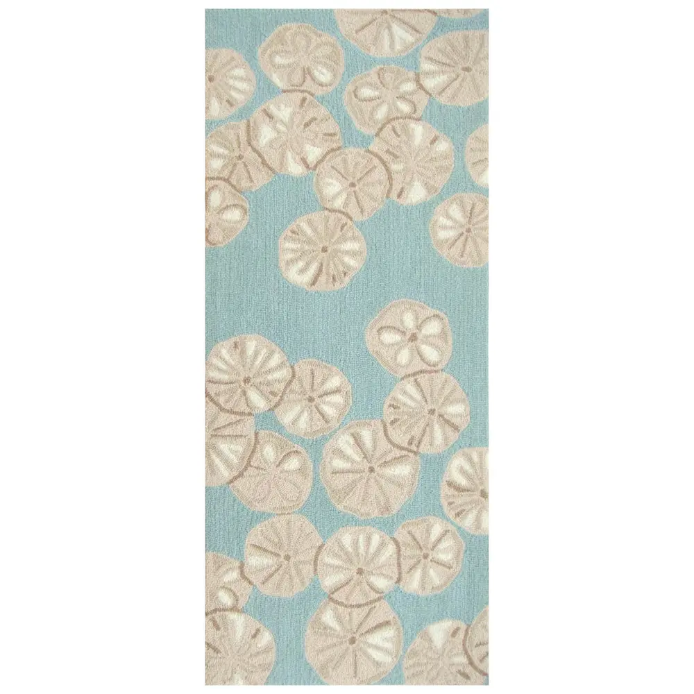 Liora Manne Capri Sea Biscuit Indoor/Outdoor Area Rug Seafoam 2' x 5'