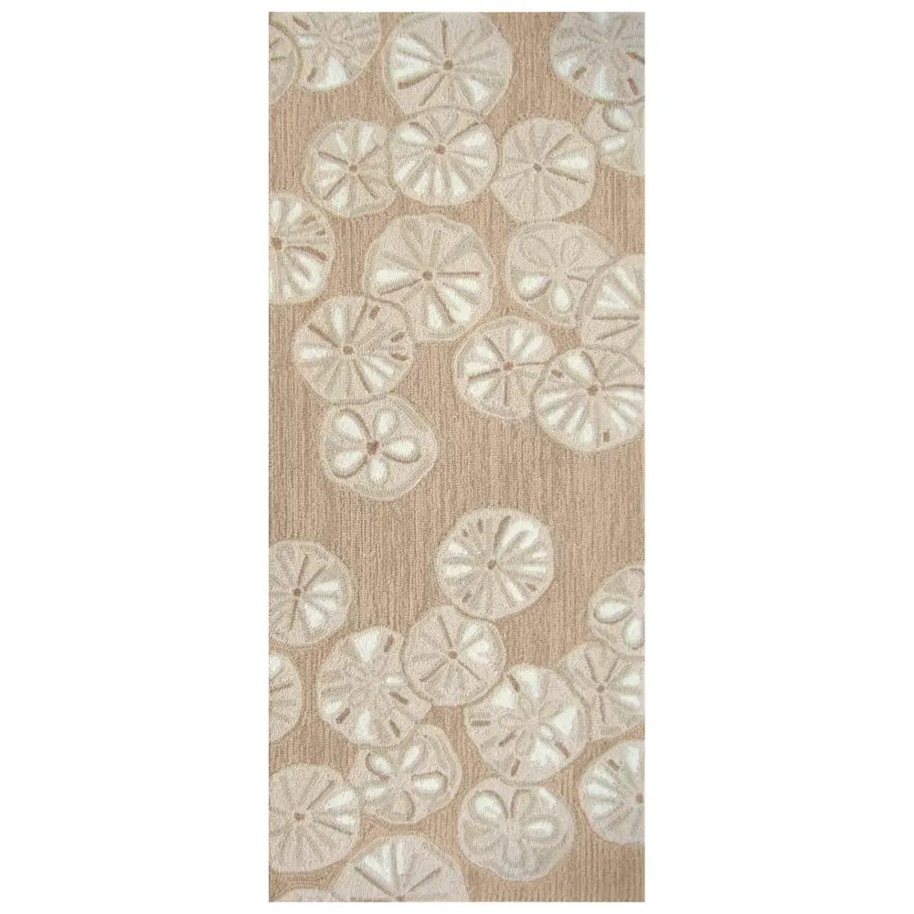 Liora Manne Capri Sea Biscuit Indoor/Outdoor Area Rug Natural 2' x 5'