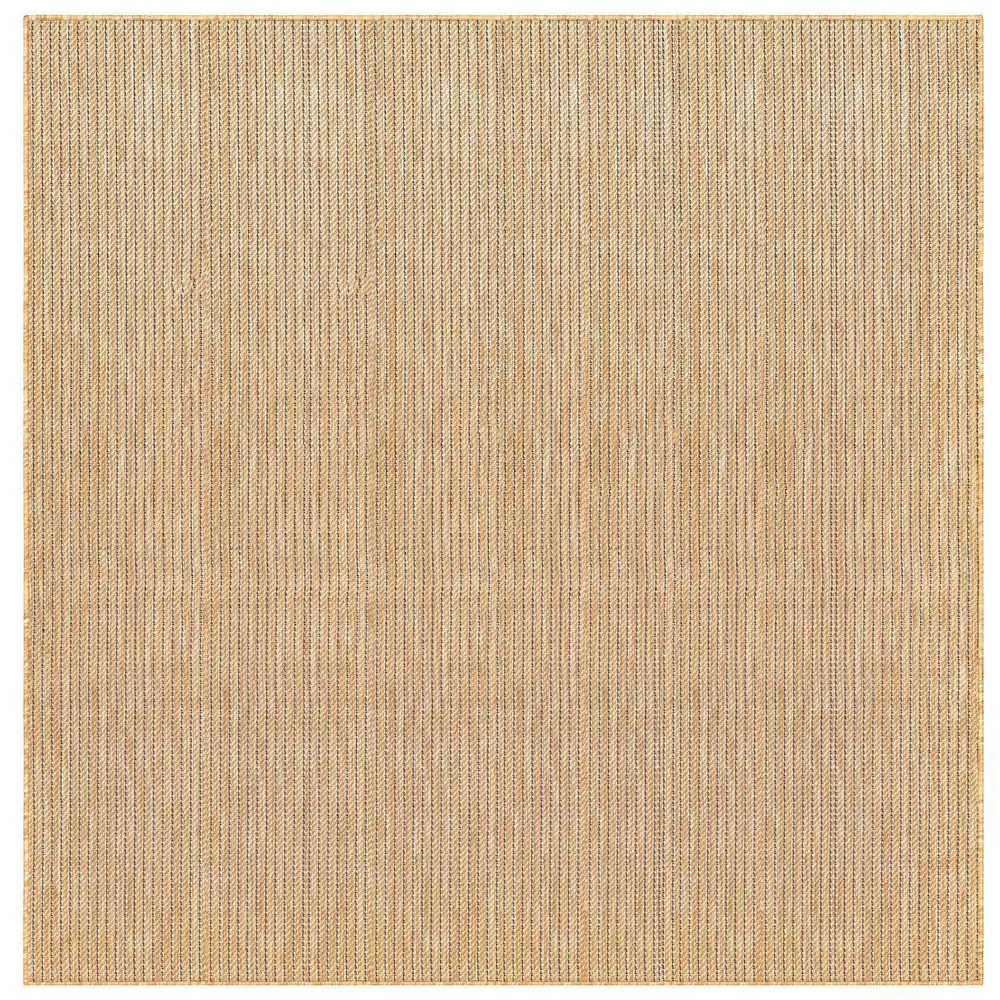 Liora Manne Carmel Texture Stripe Indoor/Outdoor Area Rug Sand 7'10