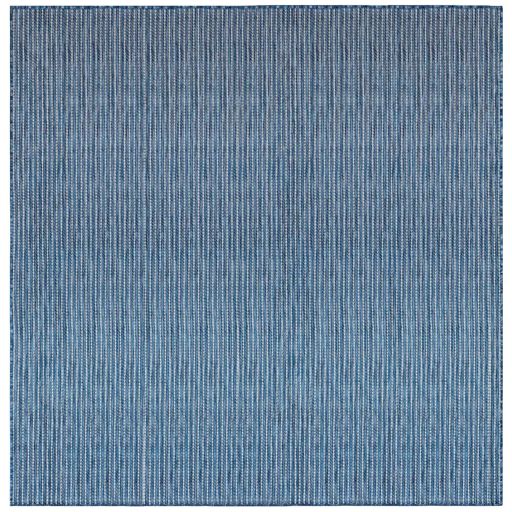 Liora Manne Carmel Texture Stripe Indoor/Outdoor Area Rug Navy 7'10