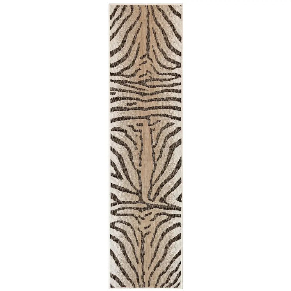 Liora Manne Carmel Zebra Indoor/Outdoor Area Rug Sand 1'11