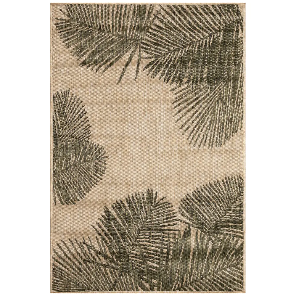 Liora Manne Carmel Palm Indoor/Outdoor Area Rug Green 3'3