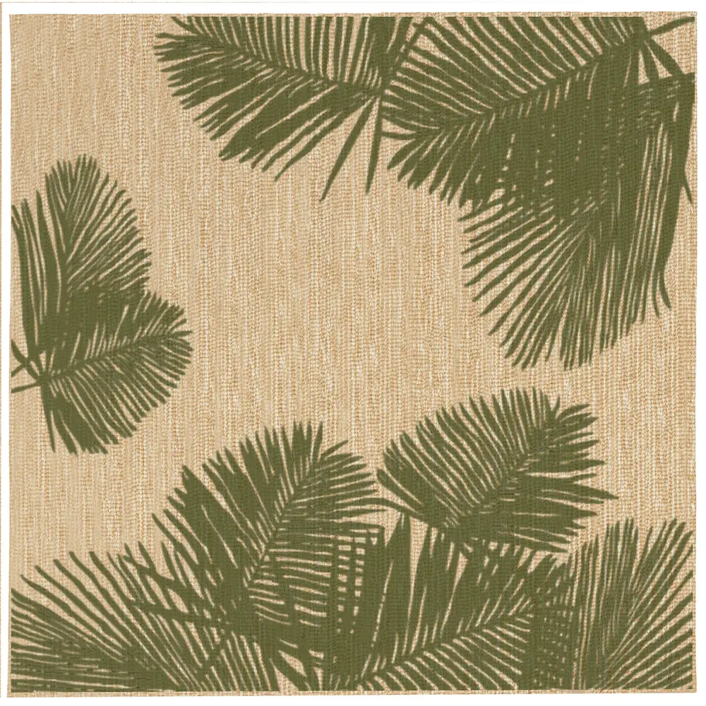 Liora Manne Carmel Palm Indoor/Outdoor Area Rug Green 7'10