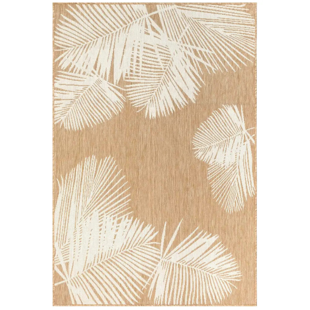Liora Manne Carmel Palm Indoor/Outdoor Area Rug Sand 7'10
