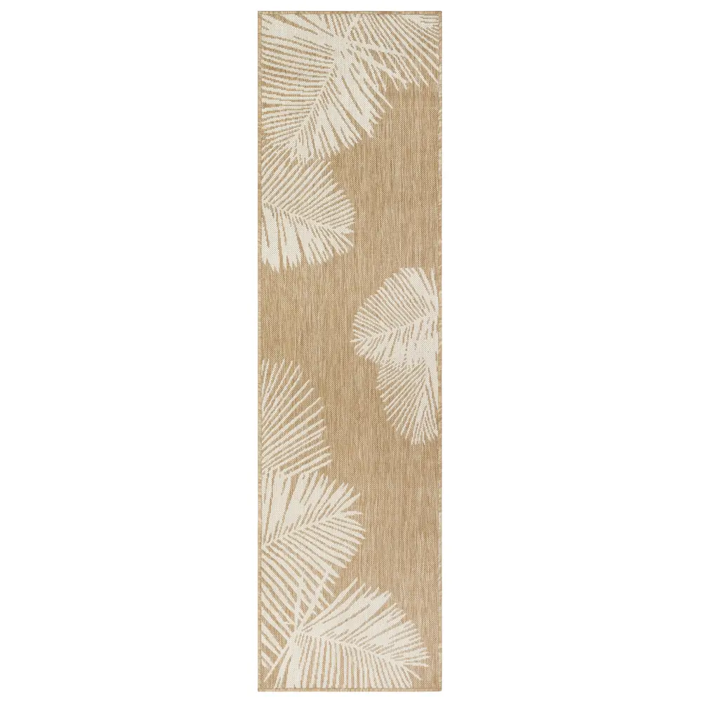 Liora Manne Carmel Palm Indoor/Outdoor Area Rug Sand 1'11