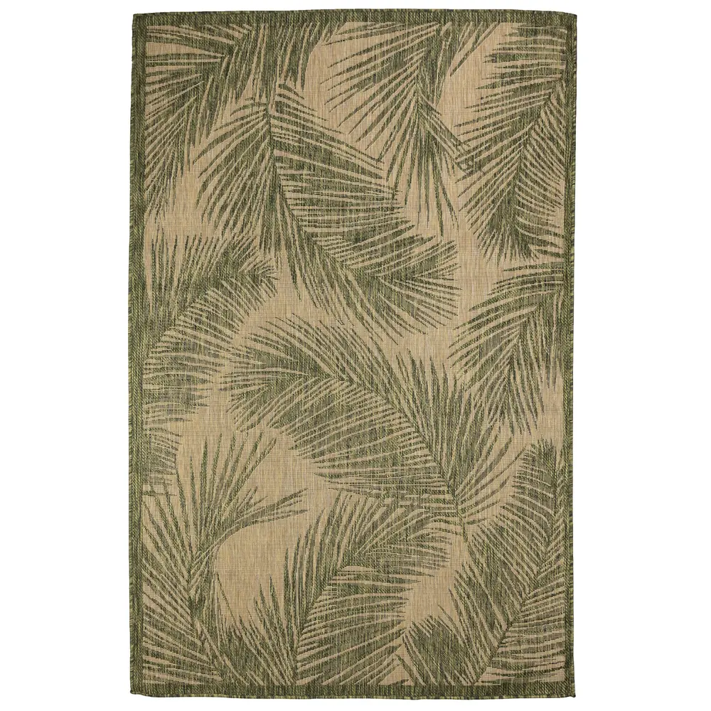 Liora Manne Carmel Fronds Indoor/Outdoor Area Rug Green 3'3
