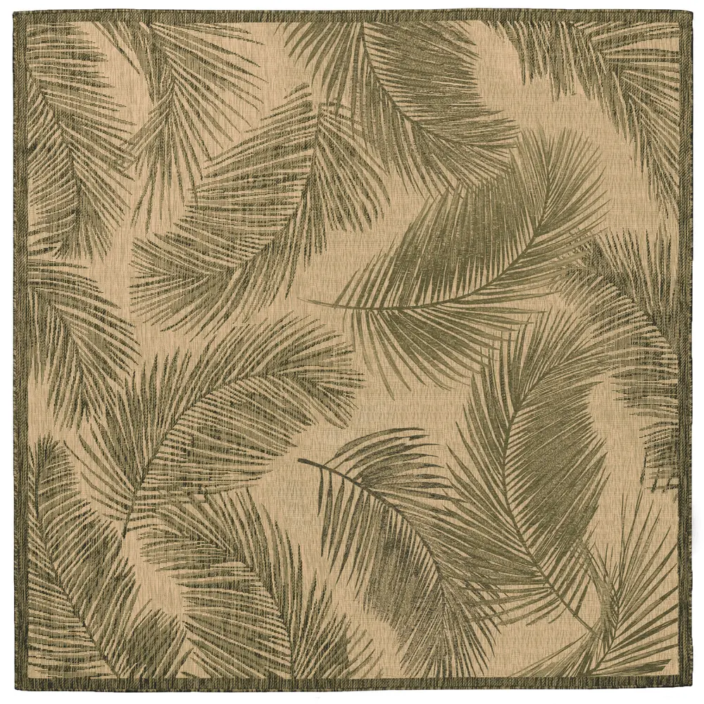 Liora Manne Carmel Fronds Indoor/Outdoor Area Rug Green 7'10
