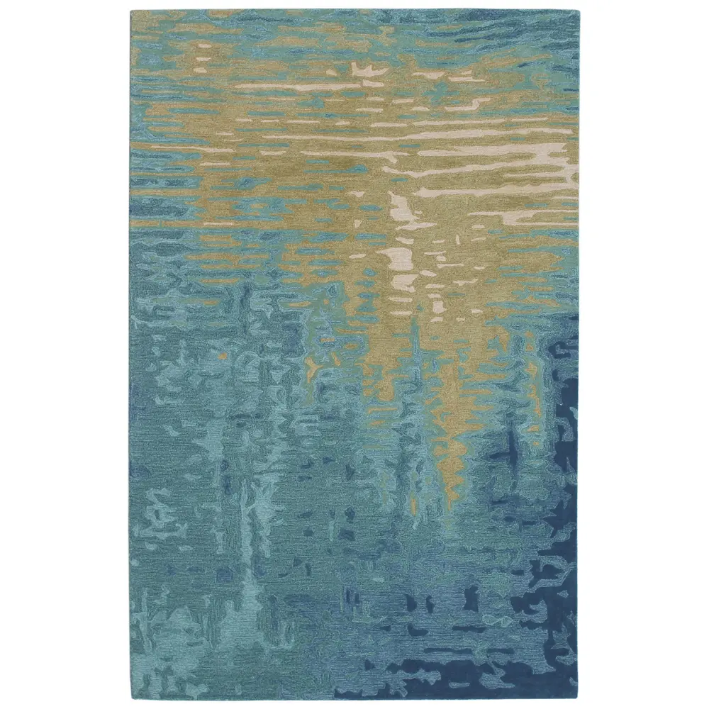 Liora Manne Corsica Reflection Indoor Area Rug Ocean 8'3