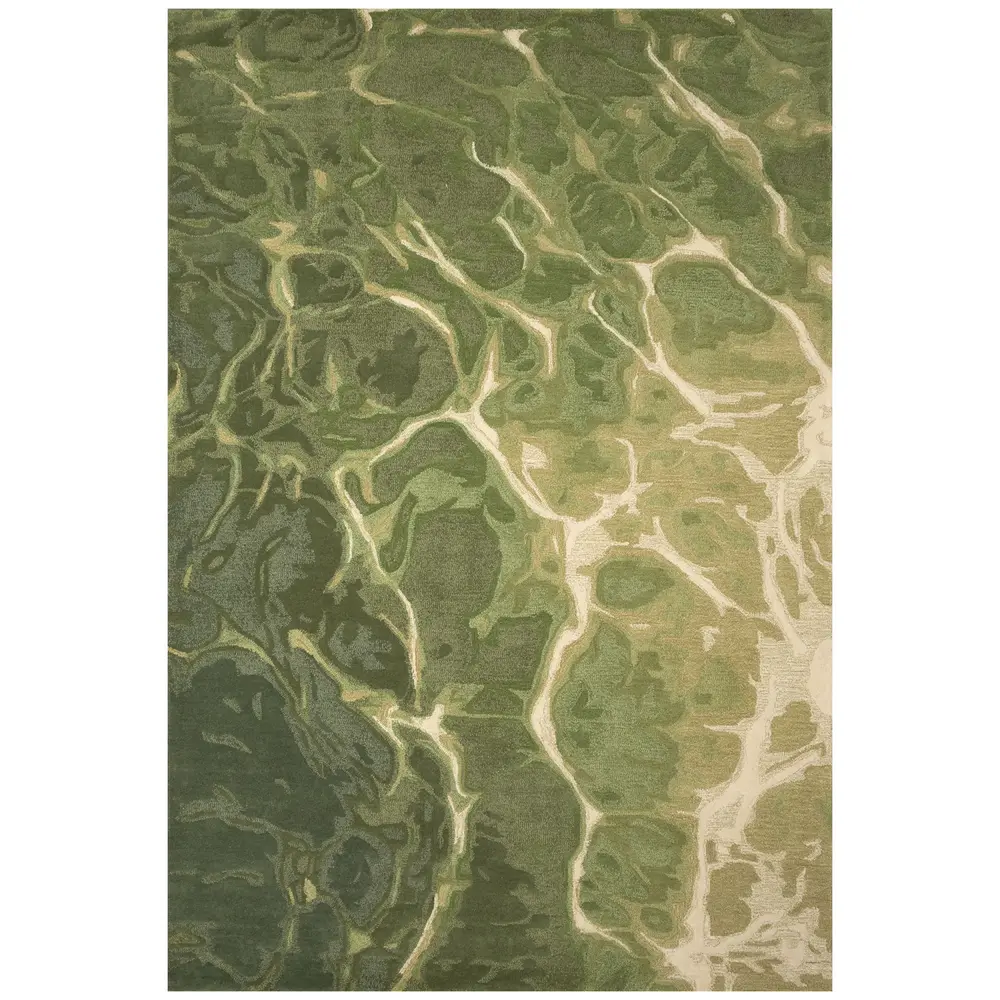 Liora Manne Corsica Water Indoor Area Rug Green 7'6