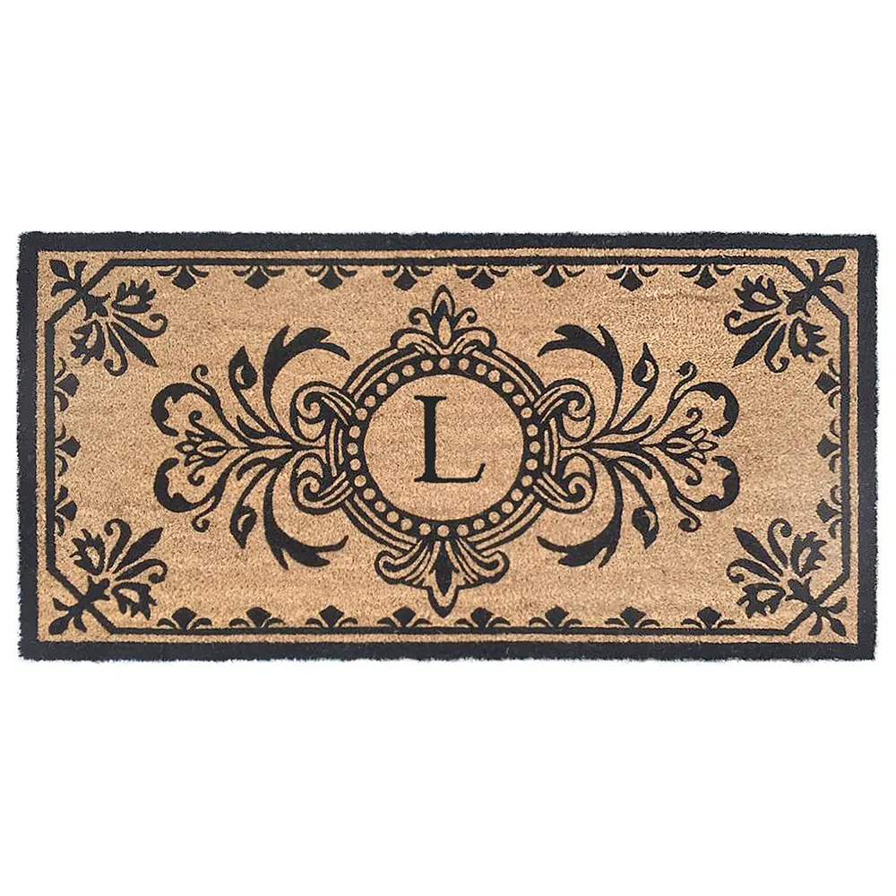 Liora Manne Dwell Vine Outdoor Mat Black L 1'8