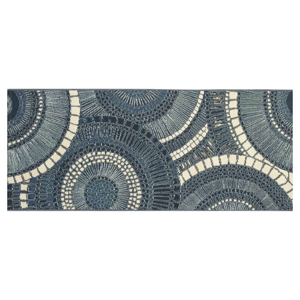 Liora Manne Esencia Circles Indoor/Outdoor Mat Delft 1'11