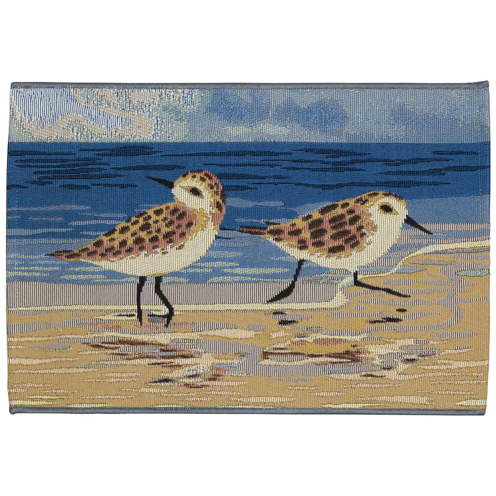 Liora Manne Esencia Sandpipers Indoor/Outdoor Mat Sand 2'5