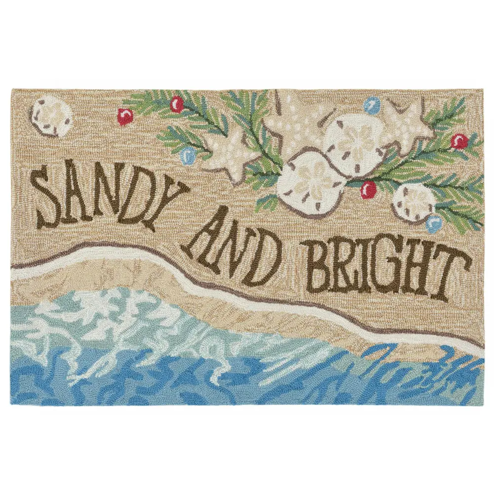 Liora Manne Frontporch Sandy & Bright Indoor/Outdoor Mat Sand 2'6