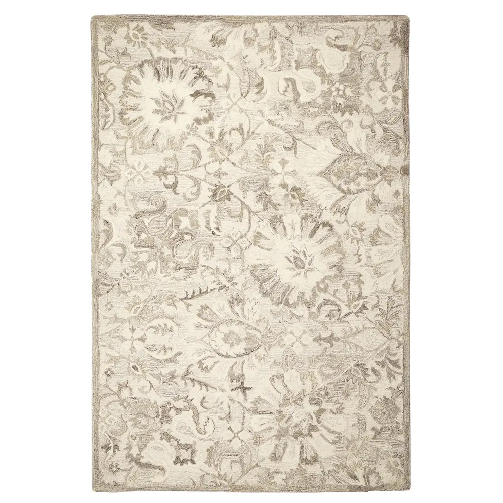 Liora Manne Hana Flora Indoor Area Rug Natural 7'6