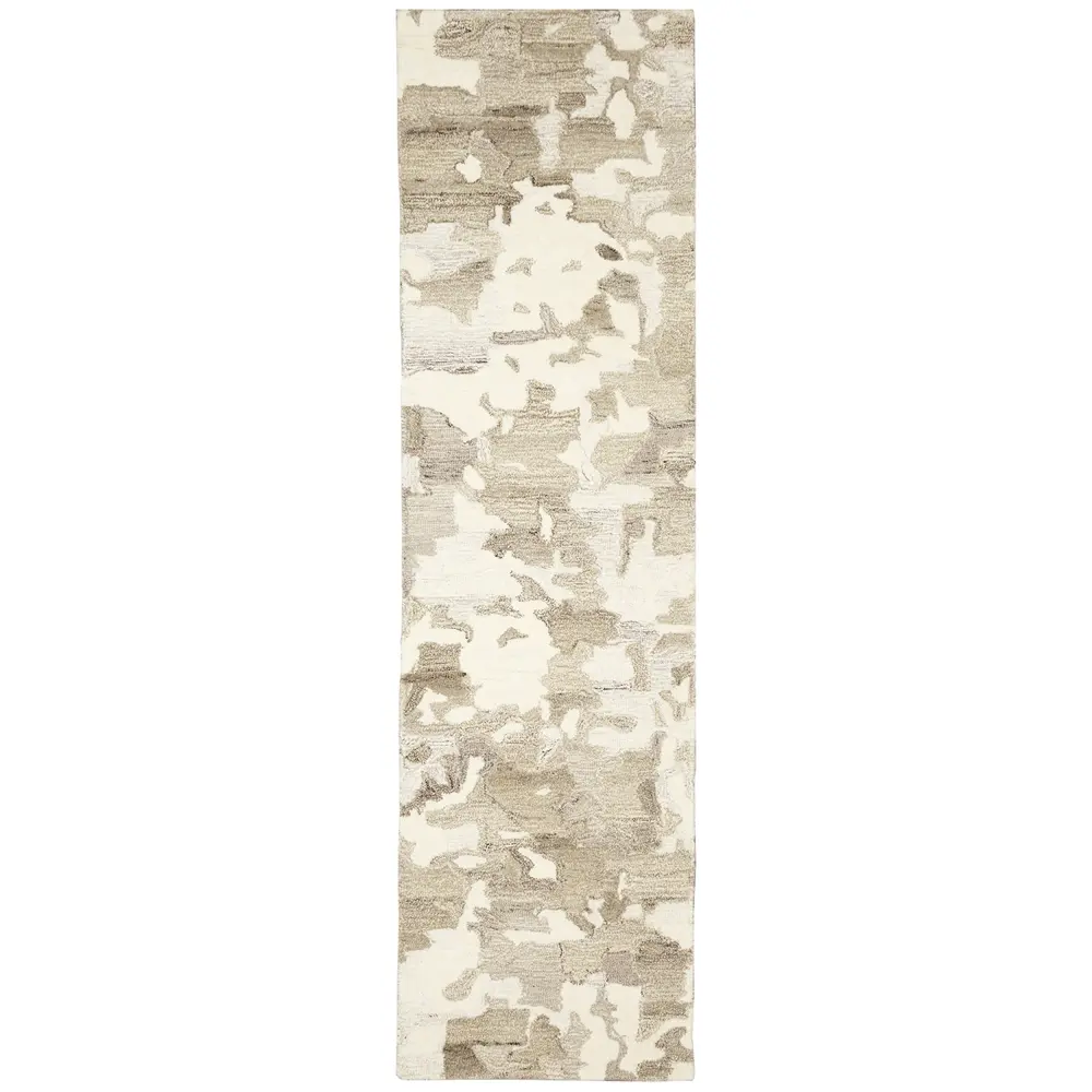Liora Manne Hana Abstract Indoor Area Rug Natural 2' x 7'6