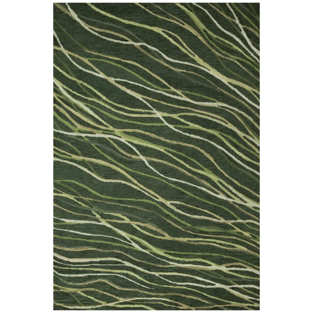 Liora Manne Horizon Ribbons Indoor Area Rug Moss 8'3