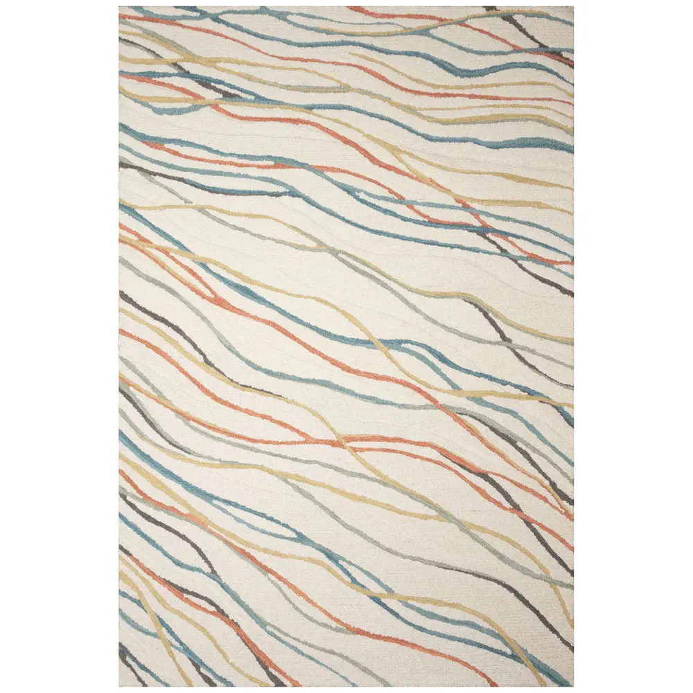 Liora Manne Horizon Ribbons Indoor Area Rug Coast 8'3