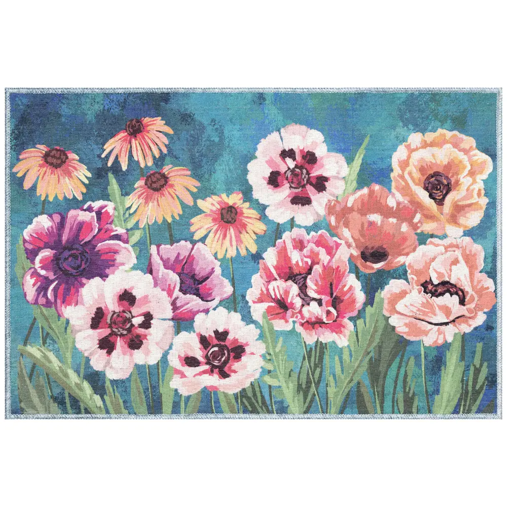 Liora Manne Impressions Garden Indoor Mat Multi 1'11